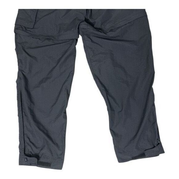 REI UPF 50+ Women Grey Convertible Cargo Pants Size 8 Belted Zipper Leg Outdoor - Picture 8 of 15